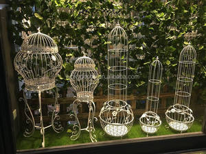 A granel blanco elegante 2m Carro de boda de <span class=keywords><strong>metal</strong></span> para Decoración - Product Image 6