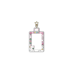 Porte-clés <span class=keywords><strong>en</strong></span> acrylique Kpop <span class=keywords><strong>en</strong></span> gros, mignon, motif dessin animé, étui pour cartes pop-up, porte-clés pour photocartes - Product Image 2