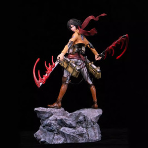 Figura de <span class=keywords><strong>Anime</strong></span> Versión Dañada en Batalla Figura de PVC de <span class=keywords><strong>Anime</strong></span> Attack Shingeki No Kyojin Rivaille Ackerman, Figuras de Dibujos Animados GK - Product Image 2