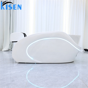 KISEN Cama de Lavado de Cabello para Salón de Belleza, Silla de Champú Japonesa para Terapia Capilar, Cama de Spa Eléctrica Inteligente con Masaje para la Cabeza - Product Image 5