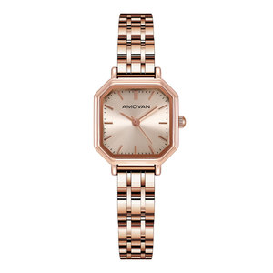 女性用時計スクエアケースSunrayカラフルダイヤルステンレス鋼バンド日本ムーブメントクォーツクラシックビジネススポーツファッションチャーム - Product Image 6