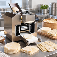Machine à presser la pâte électrique, machine automatique pour faire des enveloppes de raviolis, machine à faire des peaux de raviolis pour raviolis, samosas, wontons, empanadas, pierogi