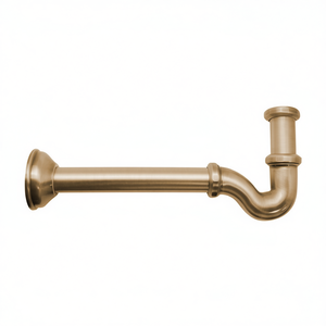Siphon en cuivre en forme de S de 25 cm de long pour le drainage des éviers - Product Image 3