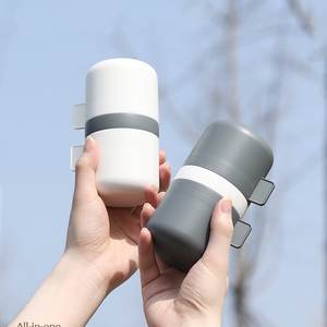 Molinillo <span class=keywords><strong>de</strong></span> <span class=keywords><strong>café</strong></span> Manual portátil bonito <span class=keywords><strong>de</strong></span> 4 colores, pequeño con <span class=keywords><strong>dos</strong></span> tazas, máquina <span class=keywords><strong>de</strong></span> <span class=keywords><strong>café</strong></span> con núcleo <span class=keywords><strong>de</strong></span> cerámica, <span class=keywords><strong>molinos</strong></span> <span class=keywords><strong>de</strong></span> granos - Product Image 2