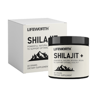 Liquide de Shilajit de l'Himalaya de qualité supérieure Lifeworth et résine de Shilajit, testé en laboratoire, riche en acide fulvique, Shilajit de l'Himalaya
