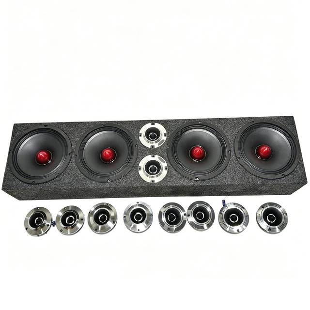Professional Portable Powered 8 Inch Dual Car Speaker For Outdoor Indoor Events Commercial Sound Equipment
