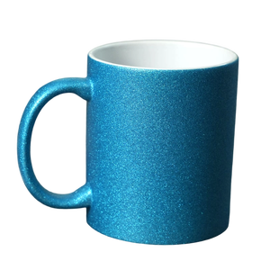 Taza Mágica de Cerámica de 11 oz <span class=keywords><strong>con</strong></span> Purpurina que Cambia de Color, Asa Redonda y Corazón Rojo para Sublimación, Precio de Fábrica - Product Image 5