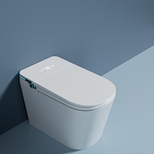 Smart Wc Toilet Bidet Smart Toilet with Automatic Bidet Widen Seat Instant Heating WC Seat Warmer Elongated Bowl Shape - Product Image 1