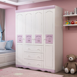 <span class=keywords><strong>Armadio</strong></span> Moderno in Legno per Bambini e Neonati, Unità di Stoccaggio per Camera da Letto, Mobile per Conservazione Vestiti - Product Image 4