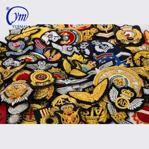 China Factory Price Direct Wholesale Embroidery Rank Pilot Merchant Marine Uniform Accessories Badge Epaulette Shoulder Boards