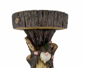 Support de Plantes Gnomique <span class=keywords><strong>en</strong></span> Résine <span class=keywords><strong>en</strong></span> Forme de Bassin d'Oiseaux, Décoration de Jardin Extérieur, Ornement de Cour, Mangeoire à Oiseaux - Product Image 5