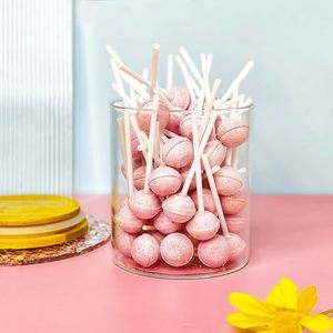 Piruleta Baja en Índice Glicémico, <span class=keywords><strong>Sin</strong></span> Azúcar, con Xilitol, Apta para Dientes Sensibles, Caramelo Anticaries para Niños con Sabores de Frutas Variadas - Product Image 4
