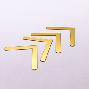 Hongzun Corner Pad Gold <b>Plastic</b> Anti Scratch For Picture Frame Furniture <b>Edge</b> Protection Strong Adhesion - Product Image 2