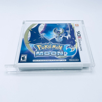 Vitrine acrylique de qualité supérieure Nintendo DS 3DS avec protecteurs anti-poussière en acrylique protégés contre les UV compatibles pour Nintendo DS 3DS