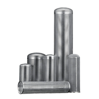 Panier filtrant perforé cylindrique en acier inoxydable 304, insert de panier filtrant pour la filtration des canalisations et le traitement des eaux usées