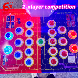 Machine <span class=keywords><strong>de</strong></span> jeu d'arcade en métal à monnayeur avec éclairage LED, jeu <span class=keywords><strong>de</strong></span> combat 2 joueurs, récompense par ticket, sortie <span class=keywords><strong>de</strong></span> tickets, langues anglais/espagnol - Product Image 3