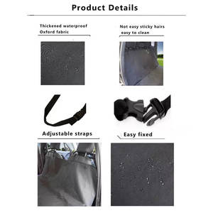 SUNNUO-Funda impermeable para asiento de coche, funda antideslizante para asiento trasero de perro con ventana de malla - Product Image 5