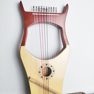 Kalimba in legno massello impiallacciatura <span class=keywords><strong>Lira</strong></span> pollice pianoforte a dieci corde arpa <span class=keywords><strong>Lira</strong></span> strumento di palissandro arpa modello Q-V-LR7 CN/GUA - Product Image 1