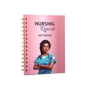 Carnet personnalisé Wire-<span class=keywords><strong>O</strong></span> A5 A4, agenda, journal à couverture rigide spirale, impression OEM ODM, papier offset pour l'écriture - Product Image 2