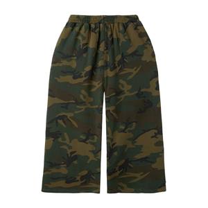 Custom Cotton <strong>Jogger</strong> <strong>Pants</strong> Oversized Straight Leg Camouflage Pattern Baggy Sweatpants <strong>Cropped</strong> Raw Hem <strong>Pants</strong> for <strong>Men</strong> Track <strong>Pants</strong> - Product Image 2
