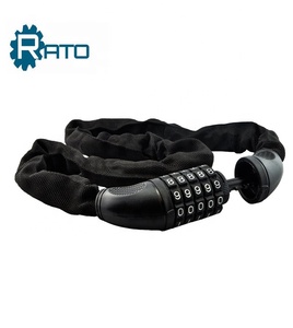 Candado de bicicleta Código de combinación de 5 dígitos Cadena de bicicleta <span class=keywords><strong>Cable</strong></span> de <span class=keywords><strong>100cm</strong></span> Candado de bicicleta - Product Image 2