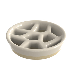 Mangkuk Makan Anjing Keramik Kustom Grosir, Mangkuk Pengumpan Maze Anti-Gulp Berbobot dan Terangkat untuk Merek Kesehatan Hewan Peliharaan - Product Image 2