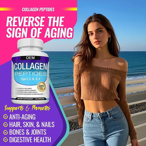Cápsulas AURA 90, Péptidos de Colágeno Hidrolizado Tipo I, II, III, V y X con Vitamina C y Ácido Hialurónico para una Piel Radiante - Product Image 6