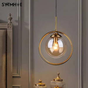 Lampade <span class=keywords><strong>a</strong></span> <span class=keywords><strong>Sospensione</strong></span> in Vetro <span class=keywords><strong>a</strong></span> Sfera, Illuminazione Nordica per Soggiorno e <span class=keywords><strong>Camera</strong></span> <span class=keywords><strong>da</strong></span> <span class=keywords><strong>Letto</strong></span>, Lampade <span class=keywords><strong>a</strong></span> <span class=keywords><strong>Sospensione</strong></span> Moderne per Isola Cucina - Product Image 1