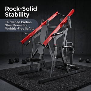 Appareil de musculation professionnel Iso-Lateral à charge libre pour pectoraux et dos, double fonction : Presse pectorale et Rameuse dorsale, équipement de musculation pour le haut du corps - Product Image 1