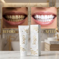 Dentifrice blanchissant bio violet V34 personnalisé au goût mangue pour dents sensibles, usage domestique - Fabricant en marque blanche