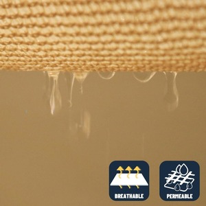 Voile d'ombrage triangulaire en HDPE acrylique pour <span class=keywords><strong>piscine</strong></span> de jardin, protection UV, taux d'ombrage 95%, durable - Product Image 5