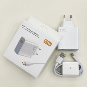 120w eu socket super fast charger flash charger adapter 67w <b>travel</b> charger with 6a type c data cable for xiaomi - Product Image 2