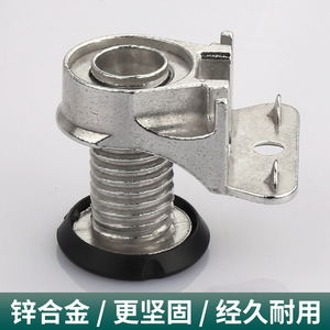 <b>Adjustable</b> Furniture Legs Zinc Alloy Heavy Duty Cabinet Wardrobe Support Feet With Rubber Pad Industrial Design - Product Image 4