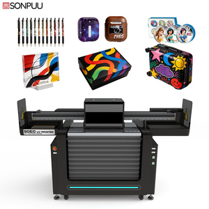 Impresora UV de Inyección de Tinta de Precisión G6 I3200, Venta Directa de Fábrica, Plana 9060, Secado Rápido para Maletas, Botellas, Vidrio, PVC y Flex - Product Image 1