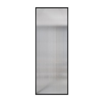 Paravent en verre artisanal Nordique Changhong HY688, léger et durable, avec cadre en fer soudé, style moderne et luxueux, démontable