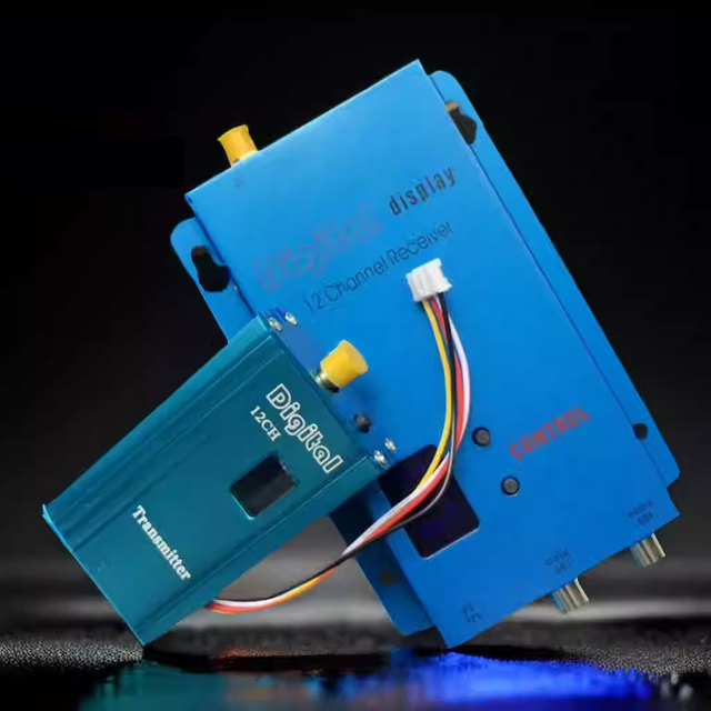 1.5GHz 1500mW Long Range Video Transmitter Receiver Kit Mini Wireless 3000m System CCTV Camera for Helicopters Metal FPV