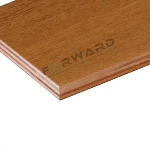 premium quality merbau veneered plywood with hardwood core full back
