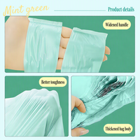 Sacs en plastique transparents en HDPE, personnalisés, imprimés, de sécurité, robustes, recyclables, imperméables, portables, souples, type T-shirt, pour la vente en gros