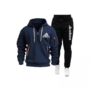 Survêtement Pour Homme UK Survêtement à Capuche à Manches Longues Pull à Capuche Et Pantalon De Jogging Décontracté Ensemble Deux Pièces Vêtements De Sport Ample Pantalon De Survêtement Gris, Gris