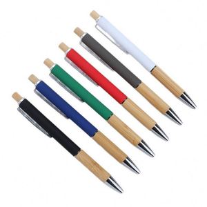 Bamboo Multicolor Metal Ballpoint <b>Pen</b> with logo Business Signature Metal <b>Pen</b> Black Custom <b>Pen</b> Suitable for Corporate Event Gifts - Product Image 6