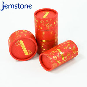 Venta caliente 100% papel redondo biodegradable reciclado puede embalaje artesanía tubo de papel de cartón Kraft - Product Image 3