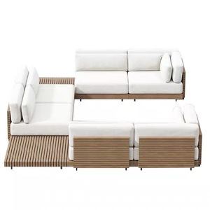 Hotel <b>side</b> tableModern weather-resistant Teak <b>outdoor</b> <b>side</b> <b>table</b> Hotel garden poolside villa <b>outdoor</b> dining <b>table</b> - Product Image 5