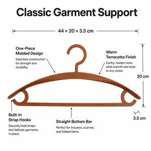 <span class=keywords><strong>Cintre</strong></span> en plastique robuste avec crochets intégrés, barre inférieure droite, gain de place pour armoire et placard, <span class=keywords><strong>cintre</strong></span> durable pour vêtements - Product Image 2
