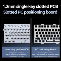 MCHOSE G75 Pro Tri Mode Wireless Mechanical Keyboard Gasket Mount Hot Swappable RGB Backlit Linear Switch for PC Gaming