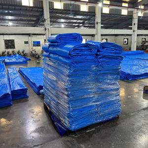 Bâche en PE bleue très résistante : haute durabilité, protection haute capacité, outil de personnalisation de la taille et de la couleur inclus - Product Image 1