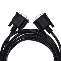 Personalizado DB9 macho a DB9 hembra D-sub conector RS232 Cable serie Cable de extensión