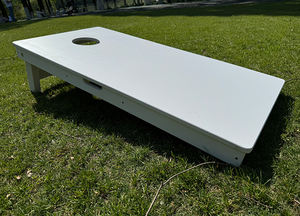 Giochi da Tavolo Cornhole Più Venduti al Mondo, Tavola in Legno-Plastica con Sacchetti di Sabbia, Logo Personalizzabile, Durevole e Portatile per Giochi all'Aperto - Product Image 5