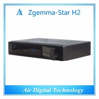 大促销电视解码器zgemma明星h2组合dvb s2 dvb t2 iptv流媒体服务器enigma2盒