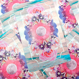 Materiale di alta qualità stampa personalizzato di lusso presente lamina di rosa sovrapposizione e un bordo di lamina <span class=keywords><strong>tarocchi</strong></span> bordati d'oro per fare regali - Product Image 2