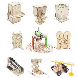ชุดสร้างสรรค์วิทยาศาสตร์ 3 มิติ Luckykoo Diy ชุดประกอบ STEM ทำจากไม้ ใช้พลังงานแสงอาทิตย์ ของเล่น STEM สำหรับเด็ก - Product Image 4